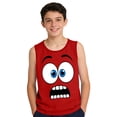 thumbnail image 4 of Afuyipoi Boys Crew Neck Tank Tops Size 8,Breathable Graphic Fashion Cute Summer Graphic Tees Red 8-9, 4 of 6