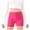Hot Pink, variant on Kids High Waist Bike Shorts Slimming Spring Summer Activewear Shorts with Pocket Yoga Shorts for Boys Girls Hot Pink