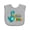 AC-Heather Grey, variant on Inktastic Happy Easter Dinosaur with Egg Boys or Girls Baby Bib