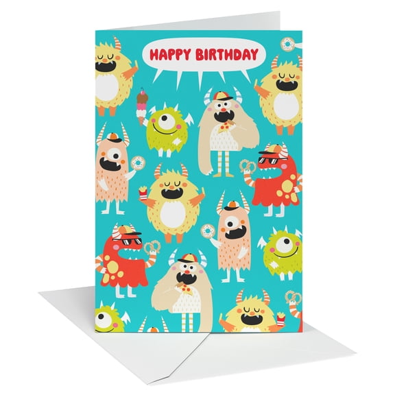 American Greetings Birthday Card for Boy (Birthday Monsters)