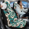 thumbnail image 2 of Uorisanigo Car Seat Covers 2pcs/Set Floral Dragonfly High Back Bucket Seat Covers Soft and Comfortable Auto Protectors Front Seats Cover for Most Cars, Trucks, SUVs, Vans, 2 of 7