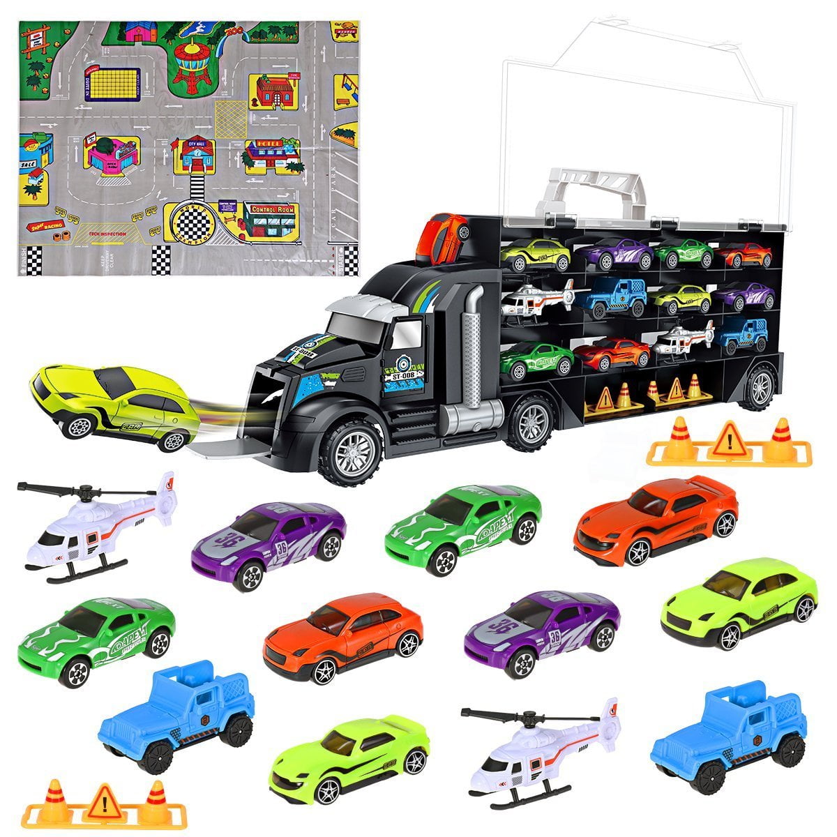 girls toy car set