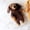 Dark Brown, variant on Felt Finger Puppet: Dachshund Dog