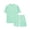 c01Green, variant on USNSM Men's Casual Short Sets 2 Piece Outfits Crew Neck T-Shirts and Shorts Set Fashion Solid Color Summer Jogging Tracksuit Yellow L