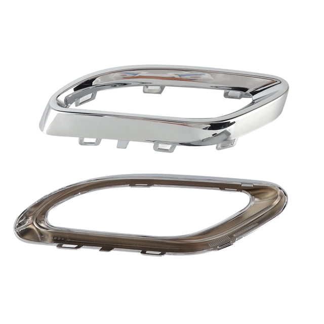 Garniture de Queue d'Échappement Automobile, Embout d'Échappement Chromé Brillant Multifonctionnel