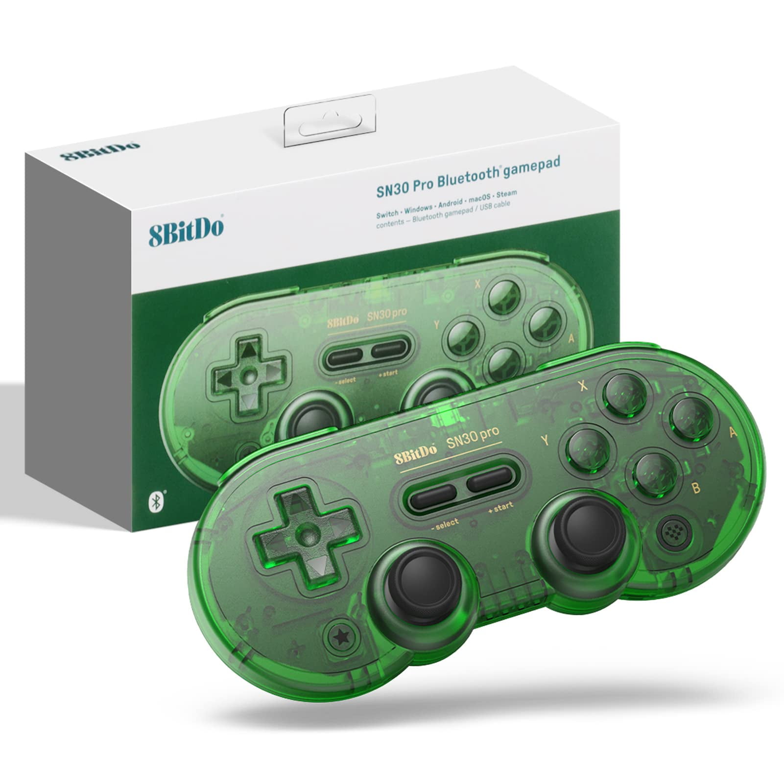8Bitdo SN30 Pro Wireless Bluetooth Controller with Joysticks Rumble