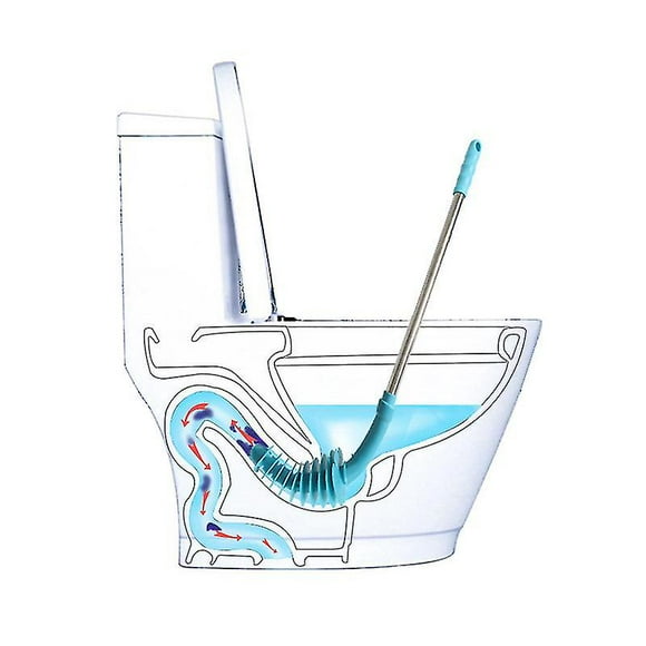Toilet Plunr Rv Aur - Toilet Clog Unclogr, Toilet Snake Bath Toilet Dred Pipe For Clogd Siphon Toilet(1pc-)