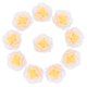 thumbnail image 1 of Uxcell Paquete de 10 Parches de Flores para Coser, Rosas de Ganchillo Hechas a Mano para Decoración de Manualidades [Amarillo Gradiente], 1 of 1