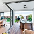 thumbnail image 3 of Globe Electric Kurt 1-Light Matte Black Outdoor Indoor Flush Mount Ceiling Light, 44677, 3 of 10