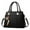 Black, variant on JAHH 100pcs Women Genuine Leather Designer Tote Bags Purses and Handbags for Women Fashion Ladies Top Handle Shoulder Satchel Bag Four Seasons