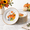 Elegant-6 Inch-6, variant on 6 Inch 6 Fall Pumpkin Appetizer Plates Set Decoration
