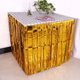 thumbnail image 3 of Juego de 2 faldas de mesa con flecos de papel metálico, rodapié desechable de oropel para desfile, fiesta, cumpleaños, 3 of 5