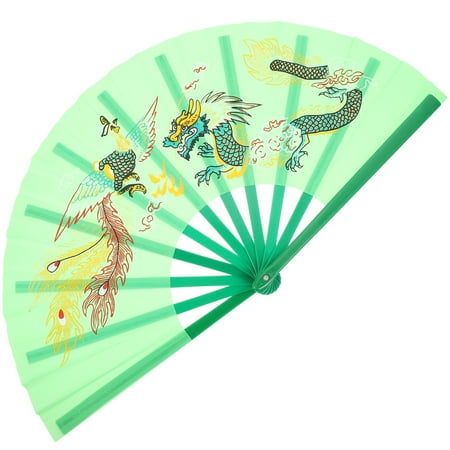 

Vintage Dancing Fan Chinese Style Fan Kung Fu Performance Folding Fan Stage Prop