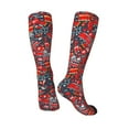 thumbnail image 4 of Balery Fire Sign Fun Novelty Socks Men'S Women'S Crew Socks Funny Crazy Novelty Socks Quirky And Cool Socks, 4 of 9
