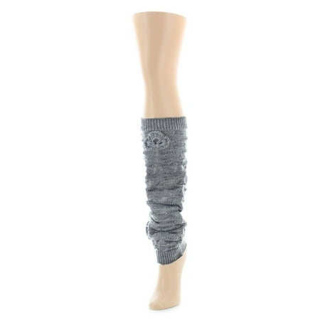 MeMoi Threadsition Subtle Stripe Thick Knit Legwarmer - Womens - Female