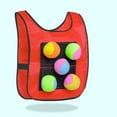 thumbnail image 2 of Reusable Sticky Ball Game Set with 5 Soft Cotton Balls, Adhesive Outdoor Sports Equipment for Family Bonding Activities, Durable Pre-Shrunk Oxford Cloth Vest with Secure Grip, 2 of 6