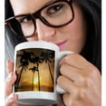 thumbnail image 2 of 3drose, Hawaii, Kapalua Beach. Sunset and Palm Trees - Us12 Dpb1667 - Douglas Peebles, 11oz Mug, 2 of 6