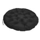 thumbnail image 2 of Cojín para asiento de exterior, funda de poliéster resistente al agua, silla colgante tipo huevo para patio Negro, 2 of 8