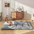 thumbnail image 4 of Costway Queen Futon Mattress Japanese Floor Pad Washable Cover Carry Bag Grey, 4 of 10