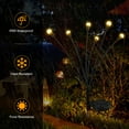 thumbnail image 2 of TSV 2pcs Solar Lights for Garden, Waterproof Firefly Swaying Lights, Warm White, 2 of 8
