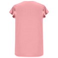 thumbnail image 4 of Women'S Tops Casual, Tunic Dressy Summer Short Sleeve Shirts Loose Fit Pleated Boho Top Womens Casual Ladies Tops And Blouses Work For Women Shoulder Tops Plus Tank Tops (M, Pink) ZMTing, 4 of 4