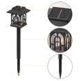 thumbnail image 3 of C Cattleya 12-Pack Black Solar LED Outdoor Path Lights for Garden,Walkway,Backyard, 3 of 7