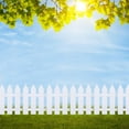 thumbnail image 4 of OULII 8Pcs Garden Decorative Fences in White Plastic for Outdoor Use with Material, 4 of 8