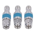 thumbnail image 1 of Atenuador coaxial RF BuyWeek 3 piezas Acero inoxidable SMA macho a hembra Bloque de CC, 1 of 8