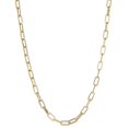thumbnail image 1 of Collier Chaîne Lien Simple - Délicat Collier Trombone Collier Court pour les Femmes, 1 of 4