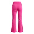 thumbnail image 5 of Tfken Child Soft Comfy Pants School Daily Wear Flare Yoga Legging Pants Girls High Waist Stretch Print Kids Classic Clothes Size 3-4 Years Pink, 5 of 5