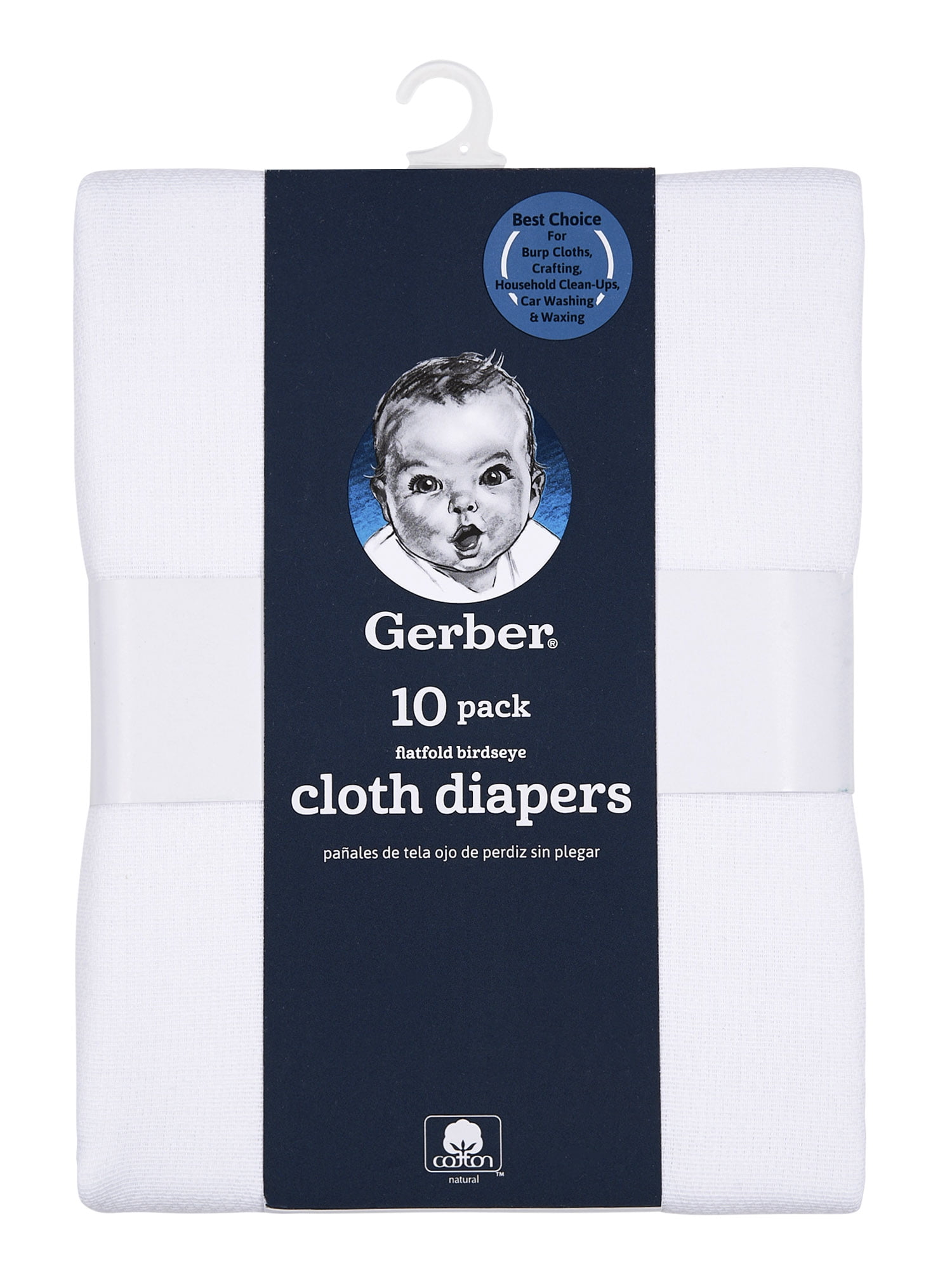 Gerber cloth diapers 10 fashion pack