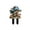 Blue, variant on Eqslft Garden Decor, Mushroom House Garden Stakes Decorative, Acrylic 2D Stake, Yard Sign Garden Accessories for Outdoor Indoor Yard Lawn Pots