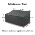 thumbnail image 4 of F&J Outdoors Waterproof Outdoor UV Protected Sofa Plus Furniture Cover, 4 of 8