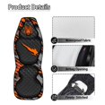 thumbnail image 5 of POLERO Orange Tiger Head Automotive Seat Cover, 2 Piece Polyester Stretch Universal Seat Protectors for Vehicle Interior Sedan and Van, 5 of 12