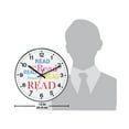 thumbnail image 5 of Infinity Instruments Read, Read, Read Wall Clock, 5 of 6