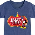 thumbnail image 3 of Disney - Birthday - Ring Master Mickey, Party Time Have Fun - Toddler & Youth Girls Short Sleeve T-Shirt, 3 of 5