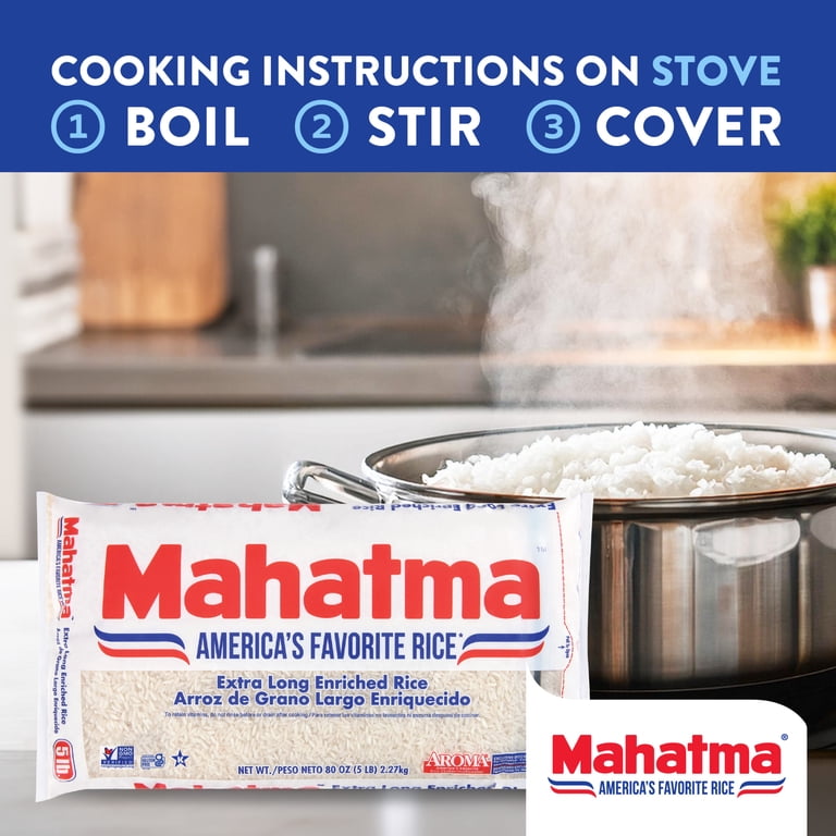 Mahatma Gluten-Free Enriched Extra Long Grain White Rice, 2 lb Bag