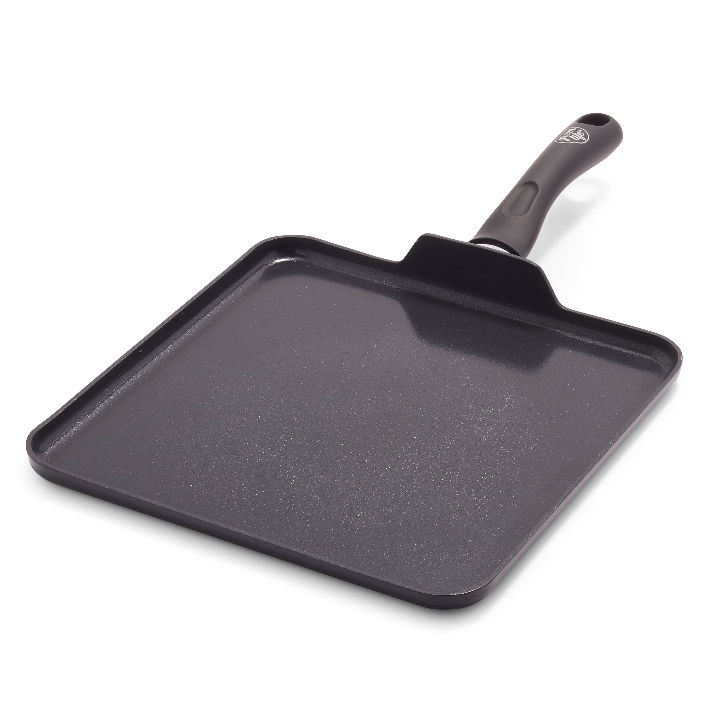 Black Groupe SEB 2100075717 Mirro A79713 Get A Grip Aluminum Nonstick Griddle Cookware 11-Inch 