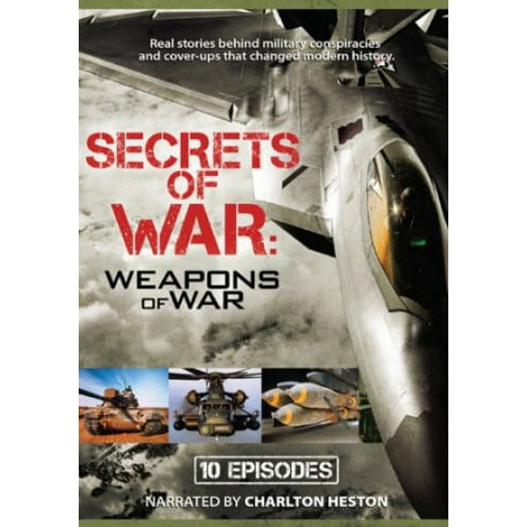 Secrets of War: Weapons of War - 10 Episodes (DVD)