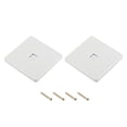 thumbnail image 1 of Unique Bargains Prise Ethernet Port Unique RJ45 Plaque Murale pour Câble Ethernet Boîte de Prise Réseau Lot de 2, 1 of 6