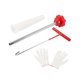 thumbnail image 4 of Kit de herramientas de cambio rápido para válvula de neumático, extractor de vástago de válvula, herramienta de extracción, reemplazo para Rojo 4 Piezas, 4 of 8