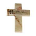 thumbnail image 2 of Rembrandt Home Polished Marble Decorative Cross Figurine, Traditional Style, Chartreuse, 2 of 2