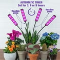 thumbnail image 6 of Bell+Howell Bionic Grow Light for Indoor Plants 4 Heads Flexible Growing Lamp with 8 Brightness Settings, 3 Light Modes Including Full Spectrum UV Light Growing Plant Light As Seen On TV, 6 of 10