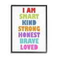 thumbnail image 2 of Ann Bailey I am Smart Self Worth Reassuring Text Sign 16" x 20" Framed Painting Art Prints by Stupell Home Décor, 2 of 5