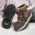 thumbnail image 6 of UngA Boys Snowboots Waterproof Antiskid Ankle Boots Hiking Outdoor Shoes Booties Kids Winter Boots Boys (Little Kid/Big Kid),Size 13.5, 6 of 9