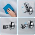 thumbnail image 5 of Support de Pommeau de Douche Réglable Amovible Support de Pommeau de Douche Support de Pommeau de Douche Réutilisable Sans Perceuse Imperméable (Argent), 5 of 5