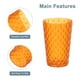 thumbnail image 3 of Uxcell 4Pack Vasos de Plástico para Beber, Vaso de Agua Transparente Irrompible, Naranja, 3 of 7