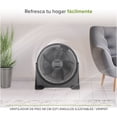 thumbnail image 2 of Ventilador de Piso 23' Avera Ángulos Ajustables 3 Velocidades Negro VENPI01, 2 of 8
