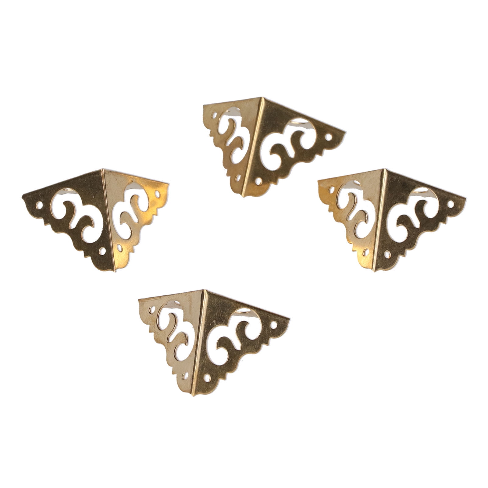 Box Corner Protector, Box Cover Hollow Retro Design 4Set Sturdy Durable