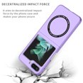 thumbnail image 3 of JiaheCover for Samsung Galaxy Z Flip5,6.7 inch Compatible with MagSafe Case,Slim Shockproof MagSafe Anti-Fingerprint Lightweight Case for Galaxy Z Flip 5,Purple, 3 of 7